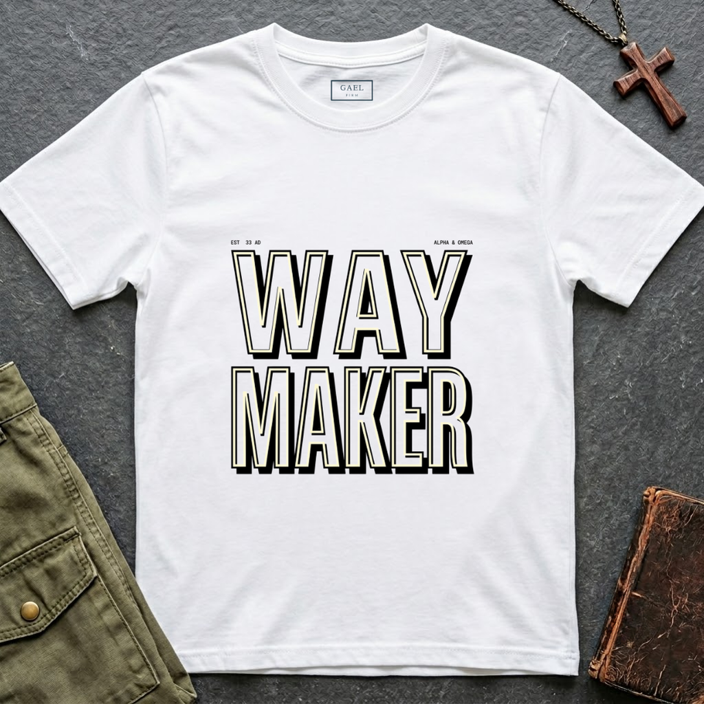 Way maker - text design T-shirt