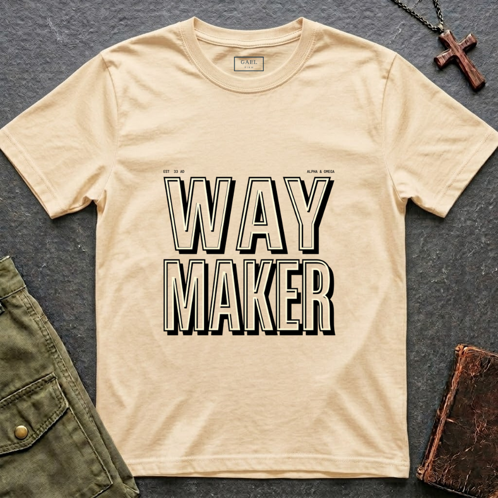 Way maker - text design T-shirt