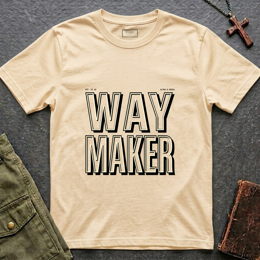 Way maker - text design T-shirt
