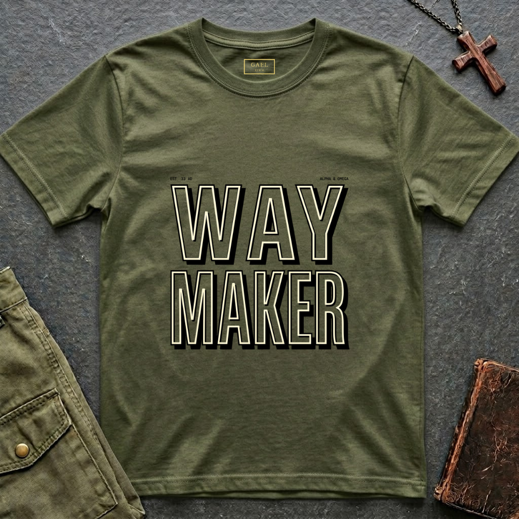 Way maker - text design T-shirt