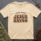 Good news, Jesus saves T-shirt