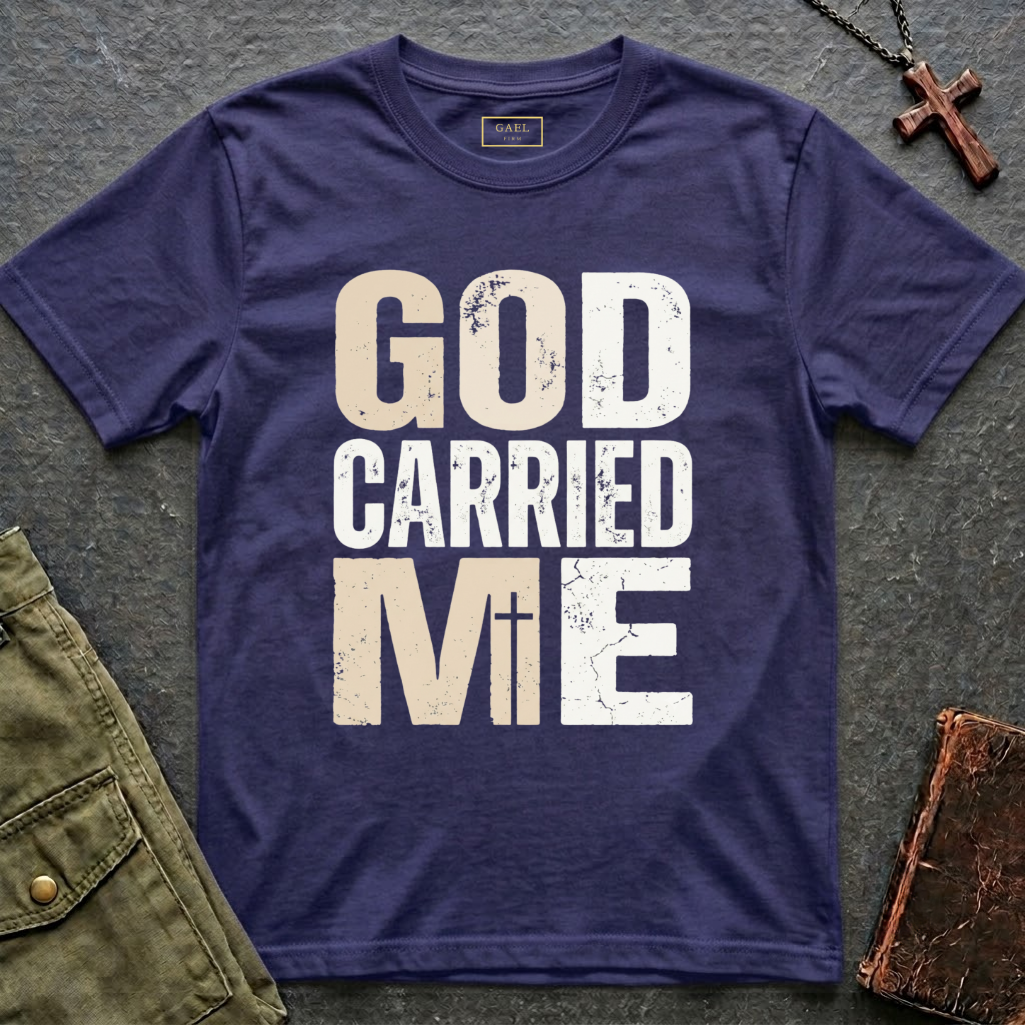 GOD CARRIED ME T-shirt