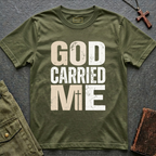 GOD CARRIED ME T-shirt