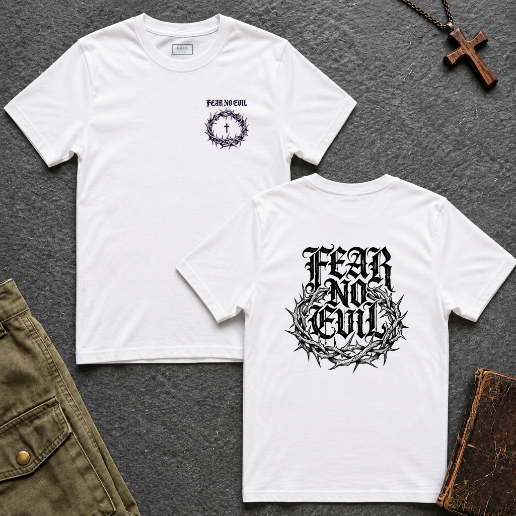FEAR NO EVIL BACKPRINT T-shirt