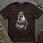 Faith rooster Rosary Graphic T-shirt