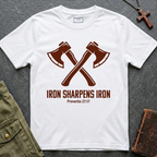 IRON SHARPENS IRON - Proverbs 27:17 T-shirt