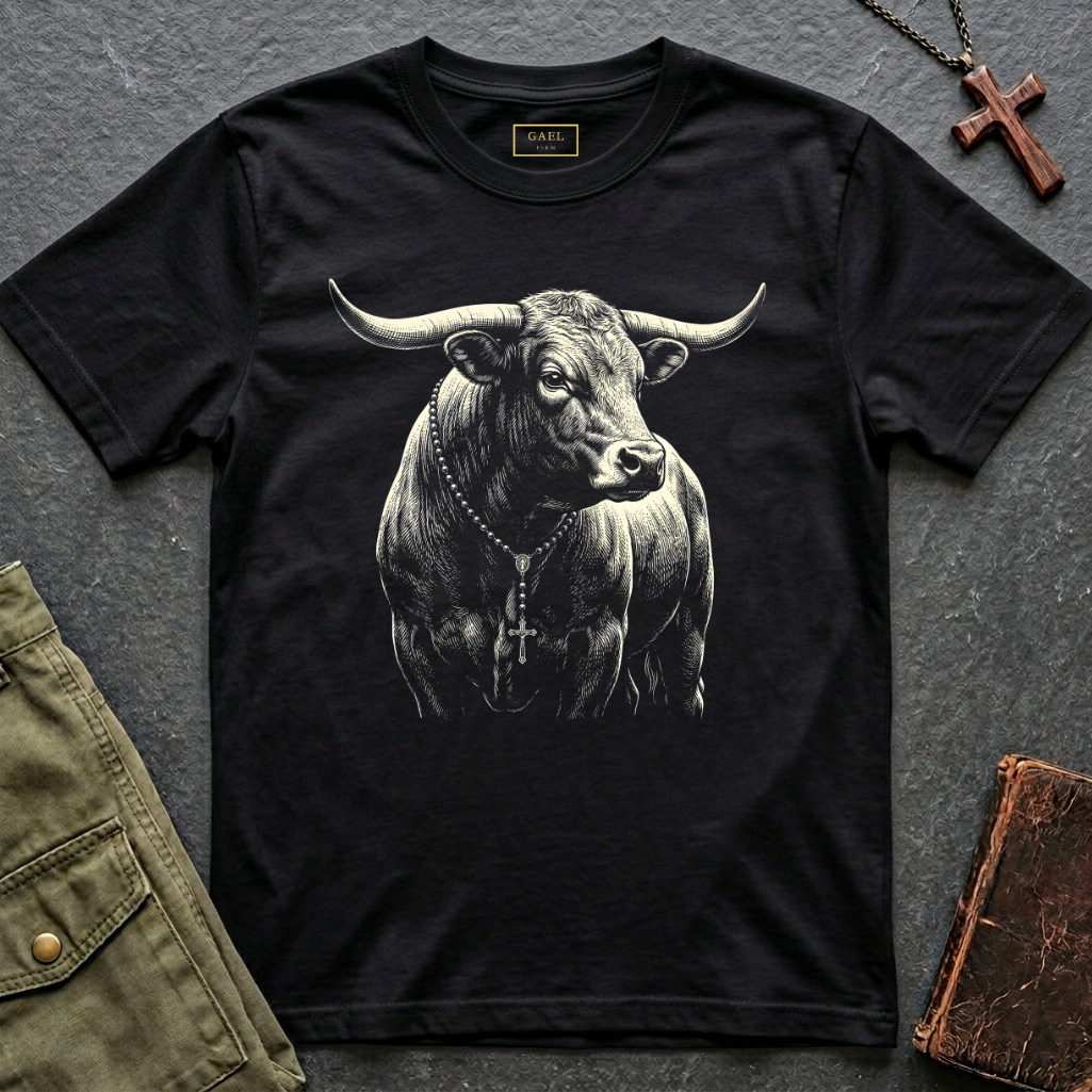 Sacred Bull Rosary T-shirt