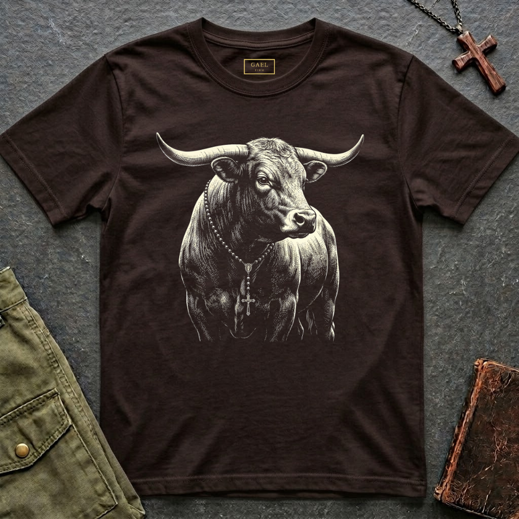 Sacred Bull Rosary T-shirt