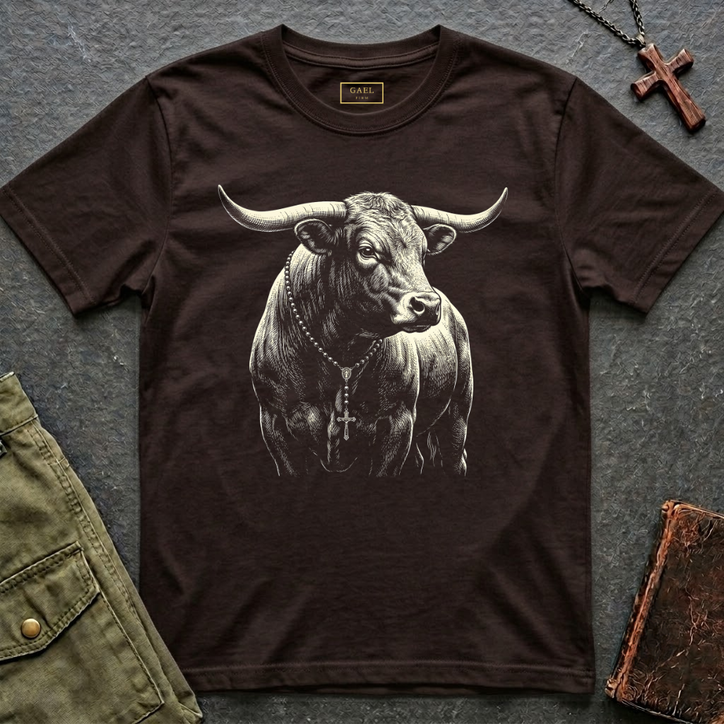 Sacred Bull Rosary T-shirt