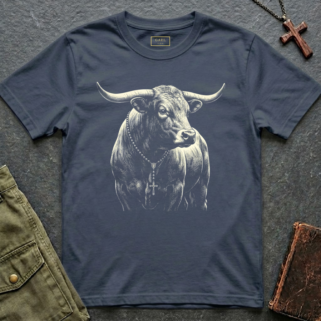 Sacred Bull Rosary T-shirt