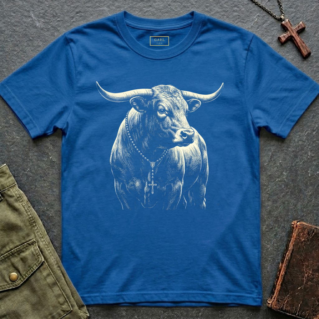 Sacred Bull Rosary T-shirt