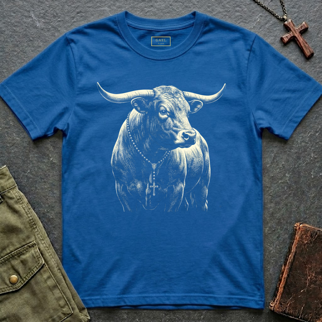 Sacred Bull Rosary T-shirt