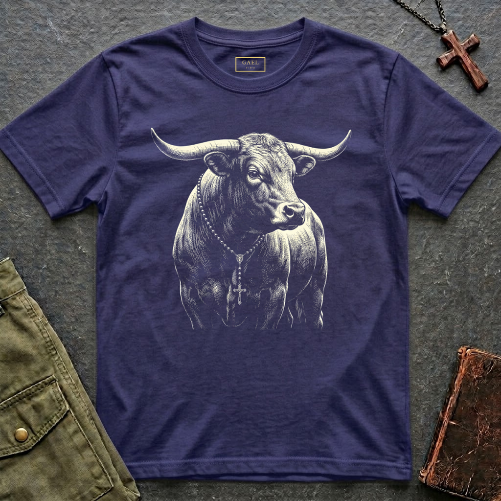 Sacred Bull Rosary T-shirt