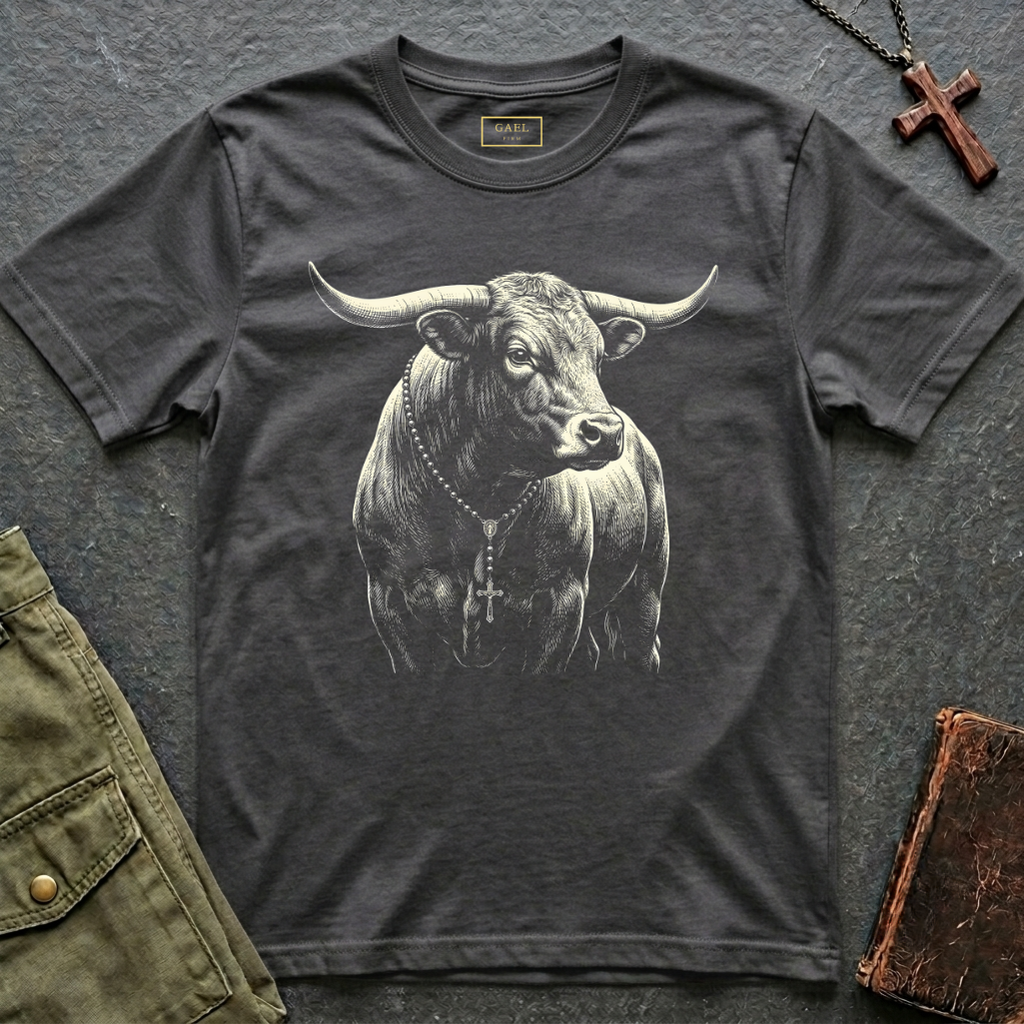 Sacred Bull Rosary T-shirt