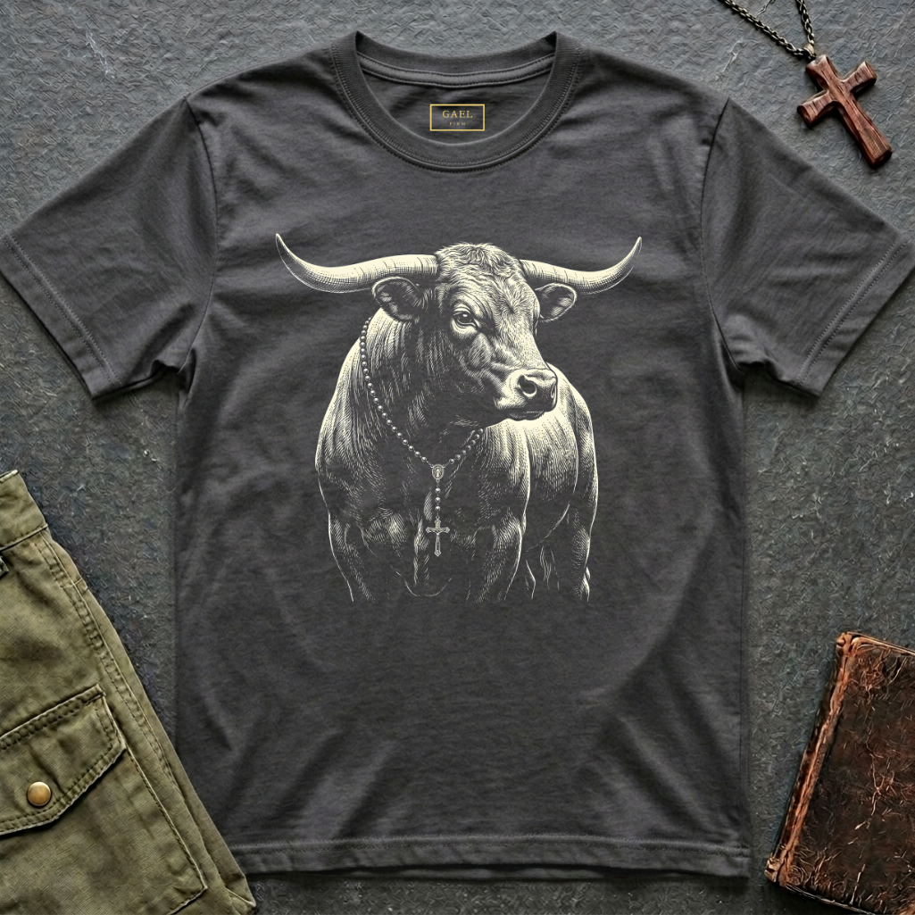 Sacred Bull Rosary T-shirt