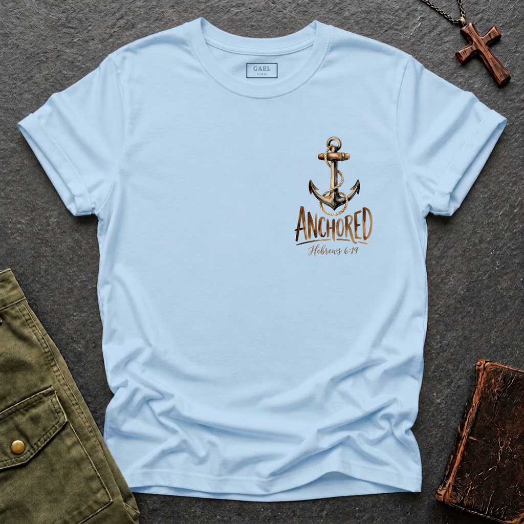 Anchored painted style T-shirt