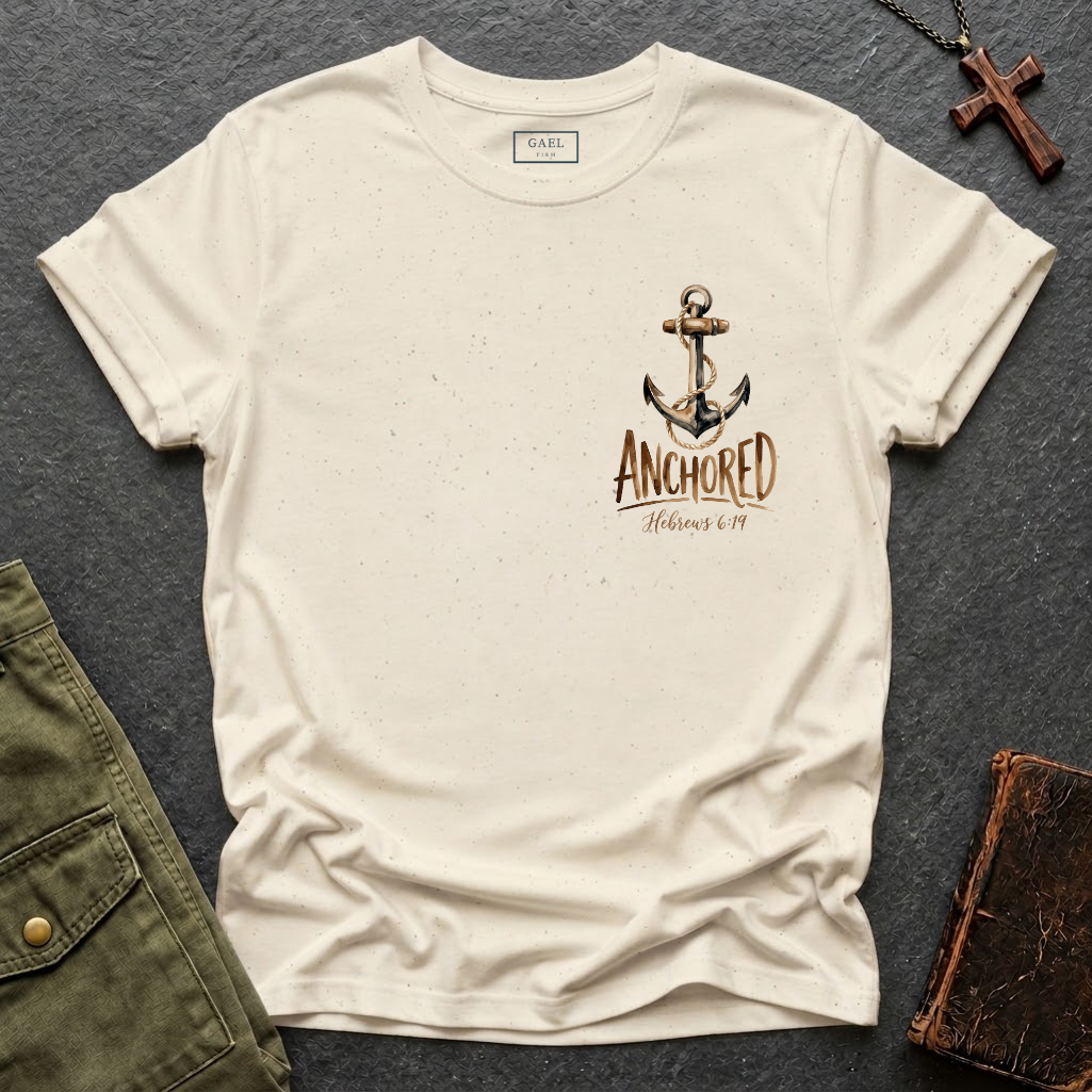 Anchored painted style T-shirt