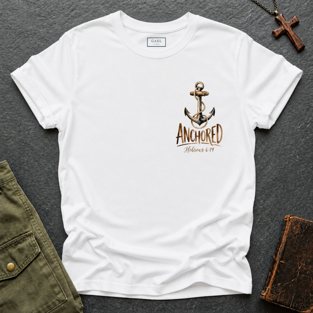 Anchored painted style T-shirt