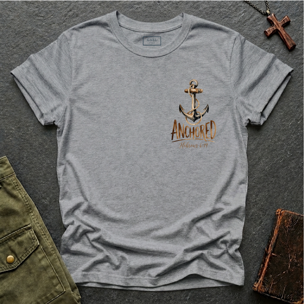 Anchored painted style T-shirt