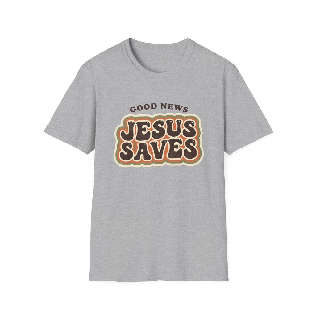 Good news, Jesus saves T-shirt