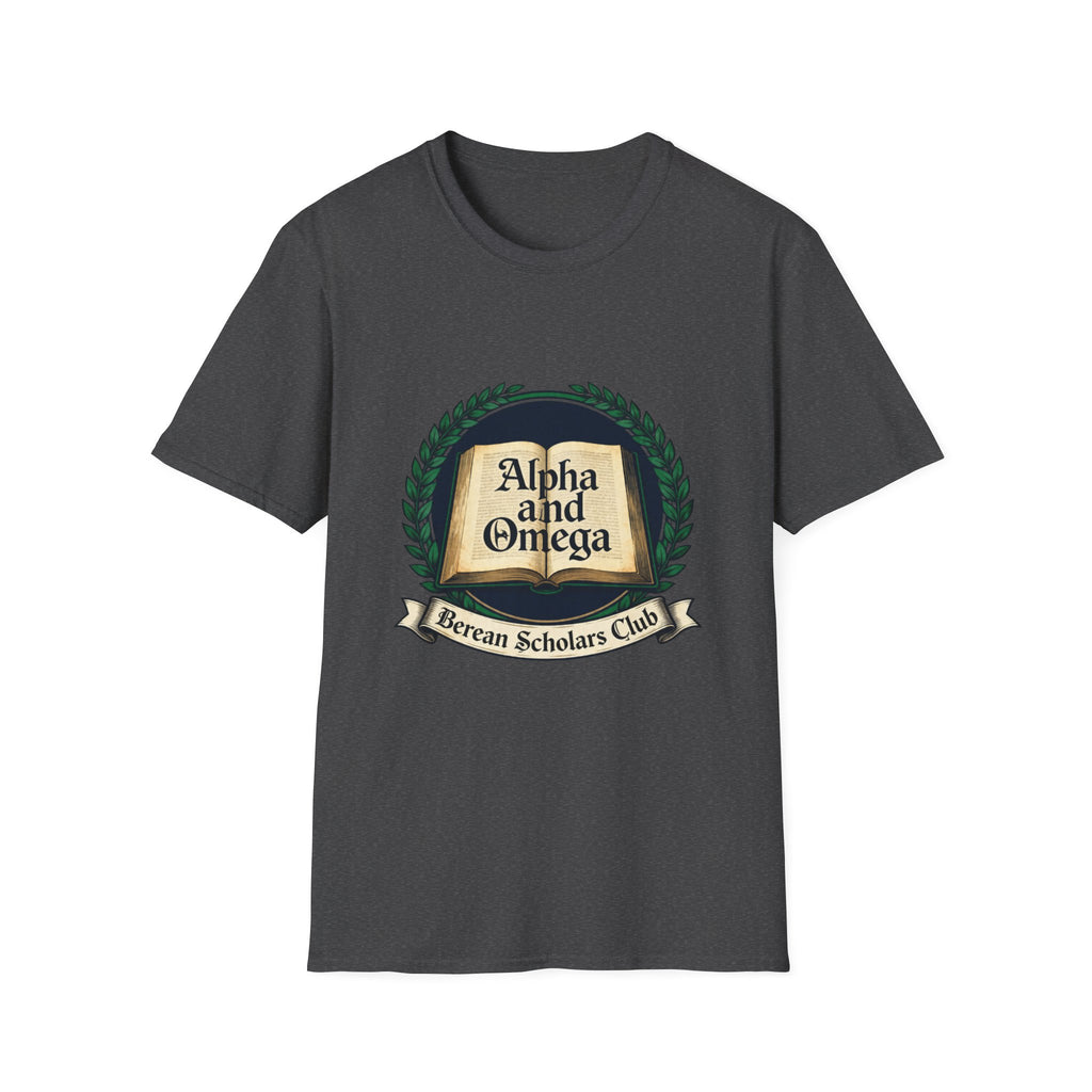 Alpha and omega - Berean scholars club T-shirt