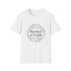 Rooted in faith - Circle design T-shirt