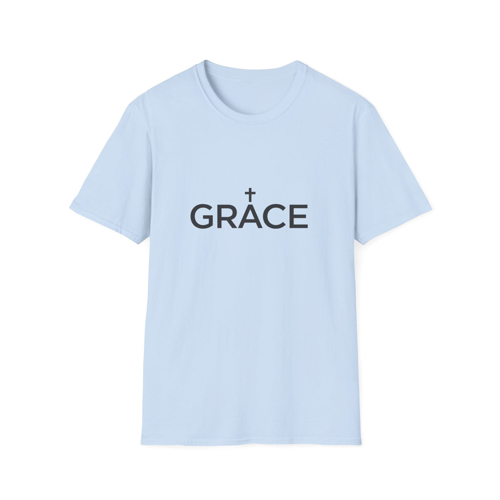 Grace text cross T-shirt