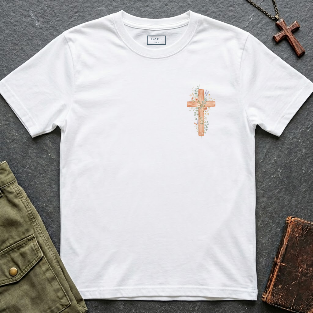 Faith Blooms Here T-shirt