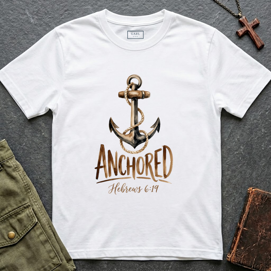 Anchored painted style T-shirt