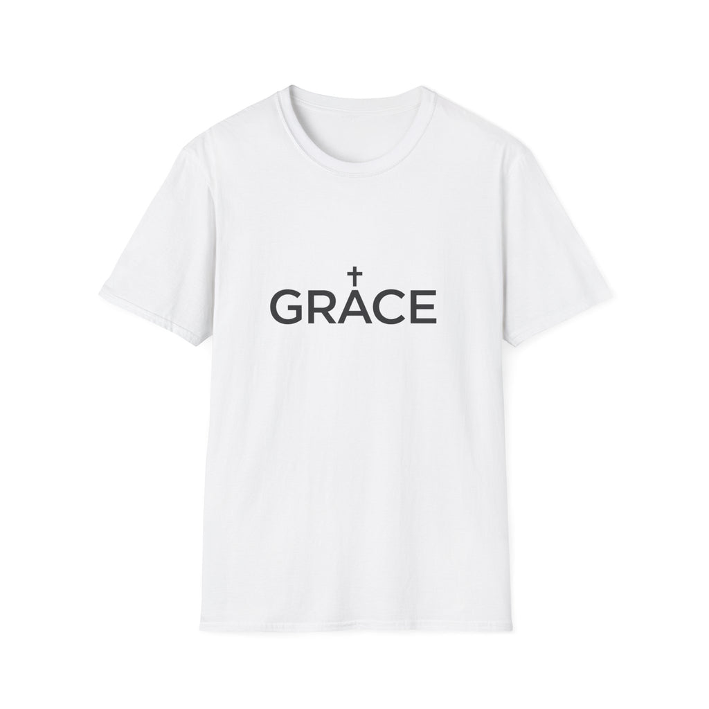 Grace text cross T-shirt