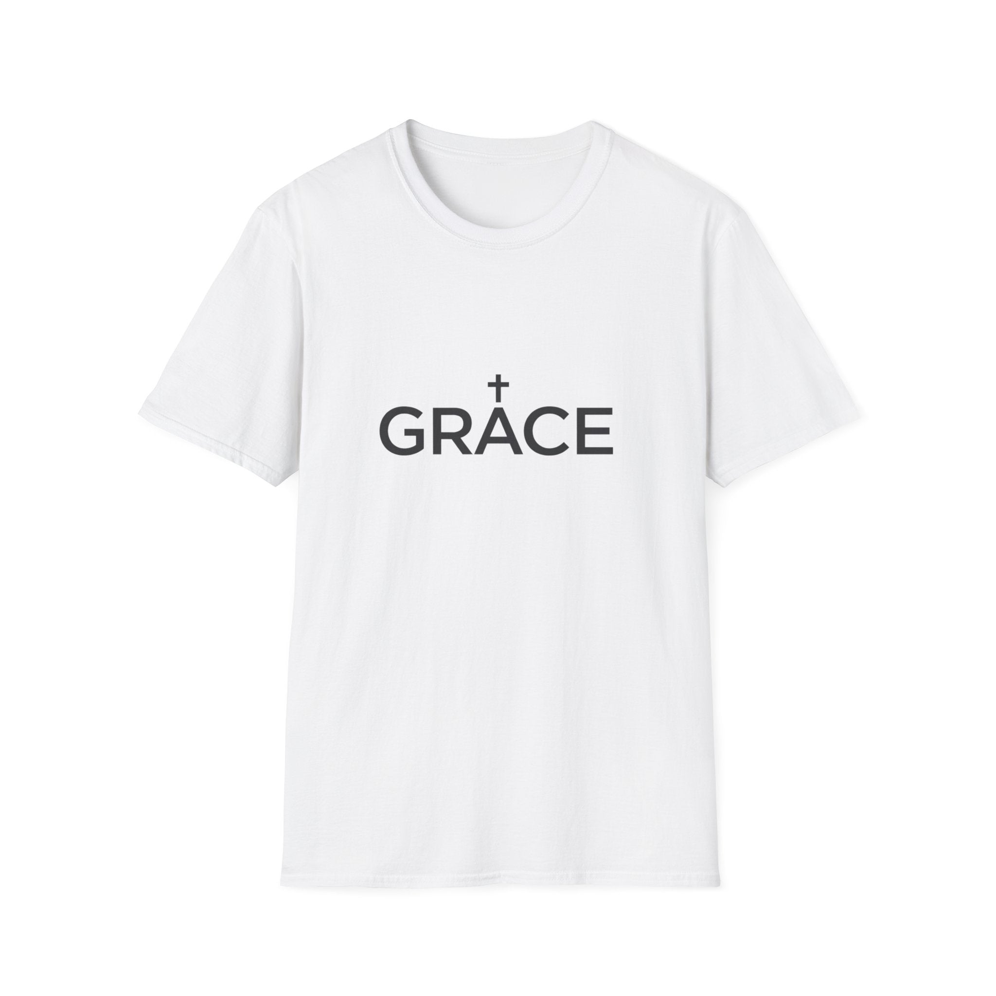Grace text cross T-shirt