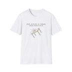 Stop sitting at tables Jesus would flip T-shirt
