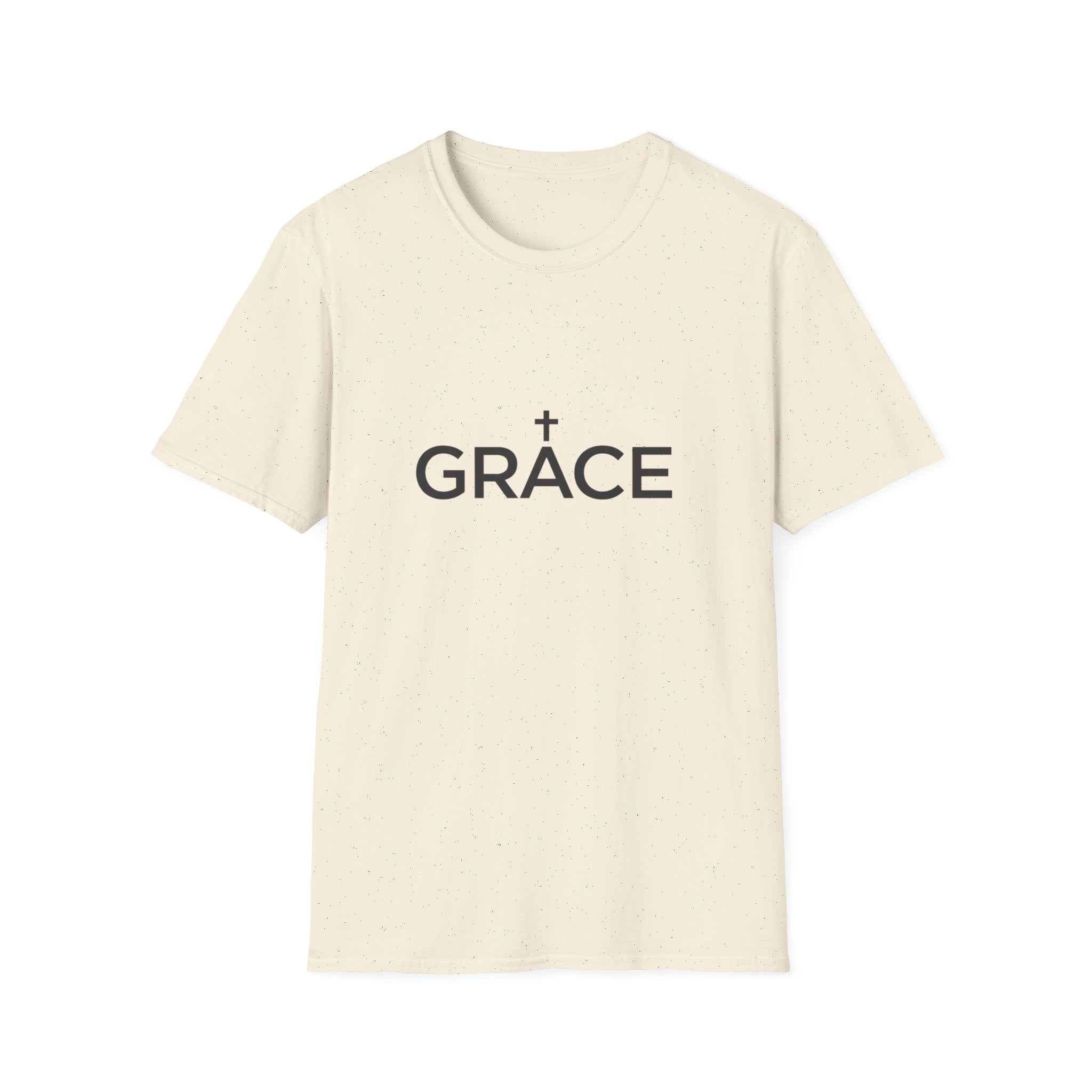 Grace text cross T-shirt