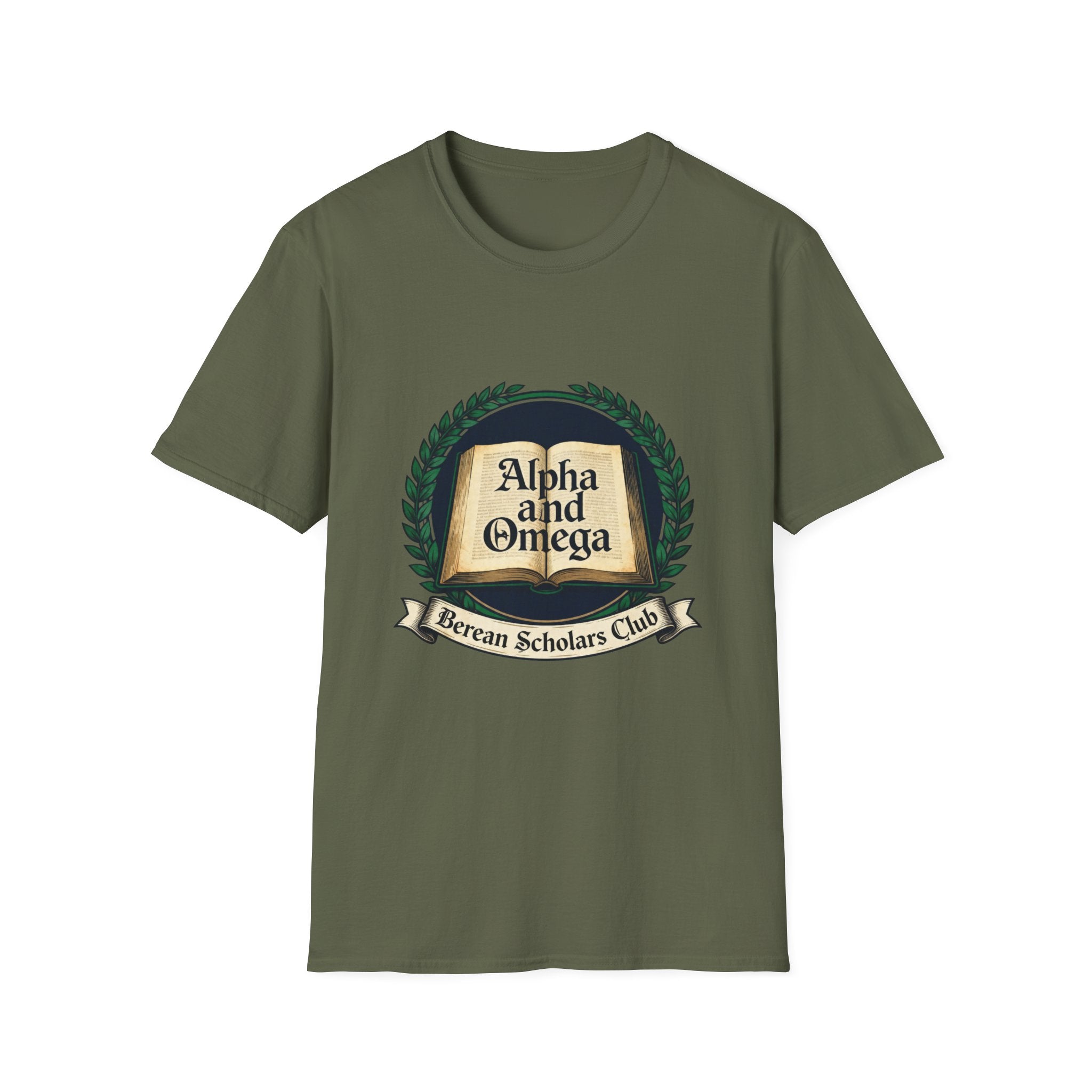 Alpha and omega - Berean scholars club T-shirt