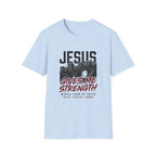 Jesus gives me strength - World tour of faith T-shirt