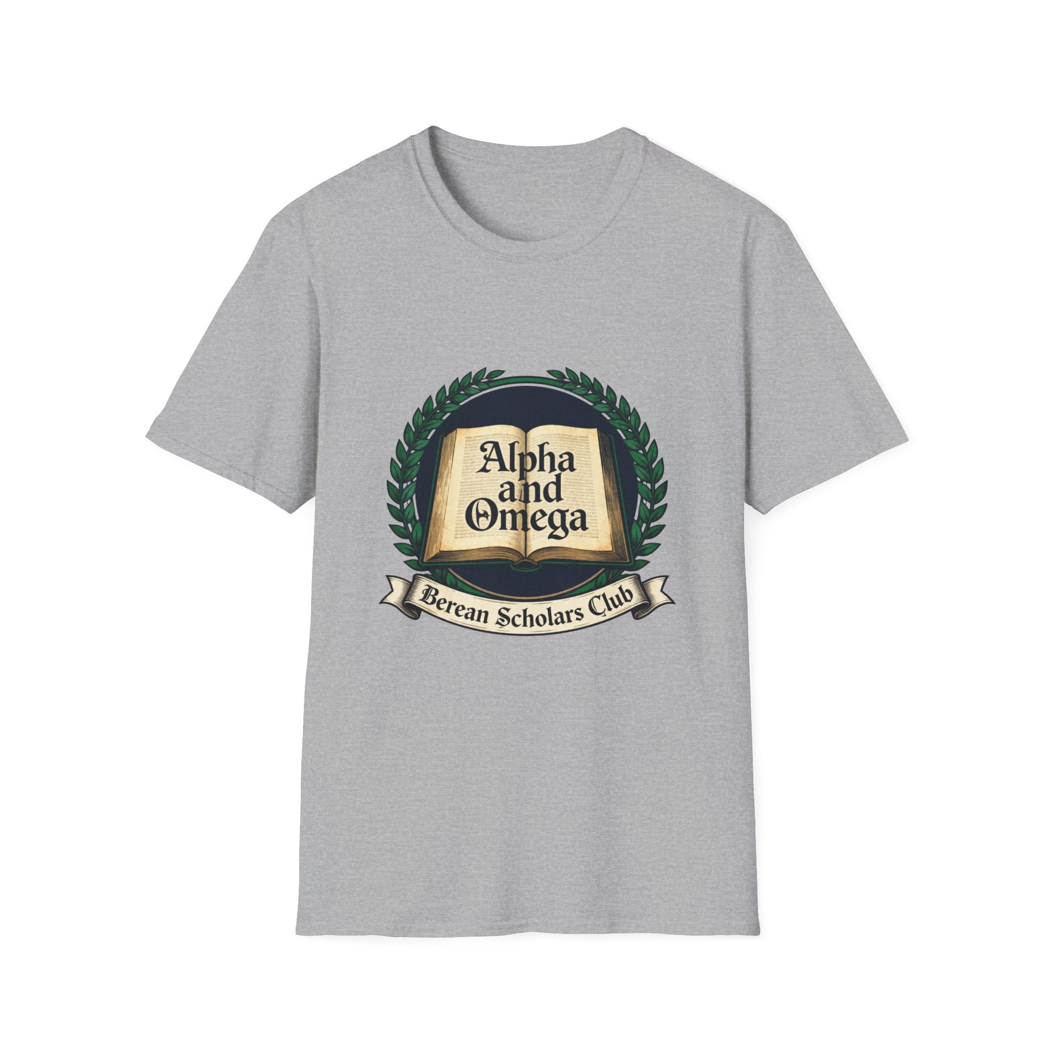 Alpha and omega - Berean scholars club T-shirt