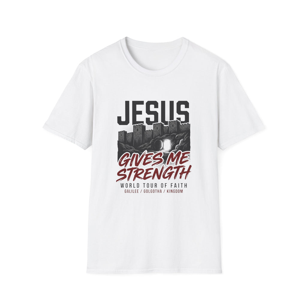 Jesus gives me strength - World tour of faith T-shirt