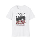 Jesus gives me strength - World tour of faith T-shirt
