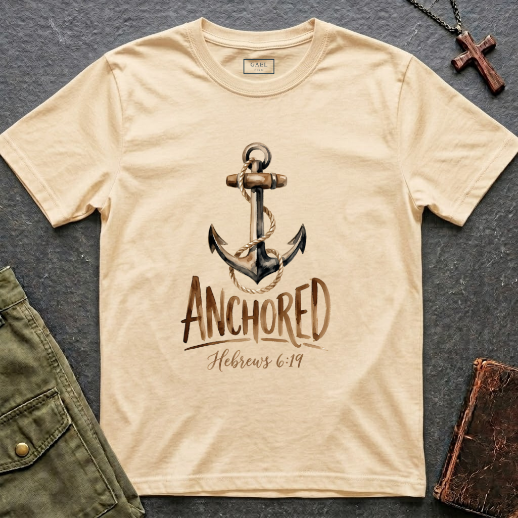 Anchored painted style T-shirt