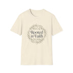 Rooted in faith - Circle design T-shirt