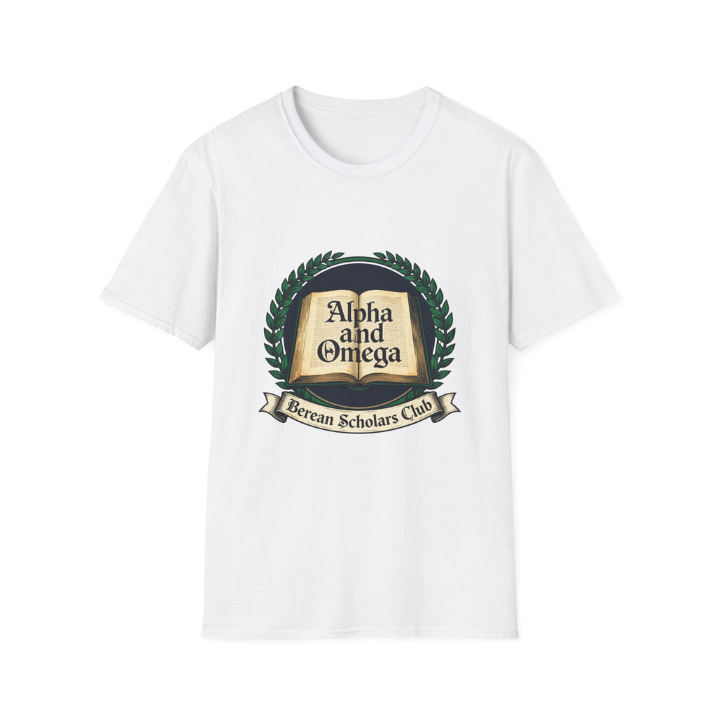 Alpha and omega - Berean scholars club T-shirt