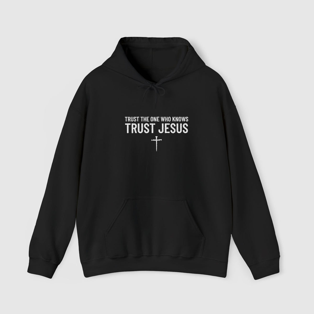 Trust Jesus Embroidery Sweatshirt
