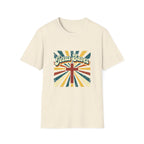 Jesus saves colorful cross T-shirt