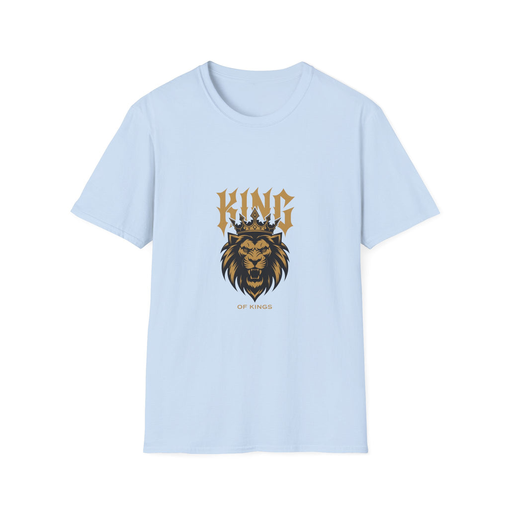 King of kings - golden lion design T-shirt