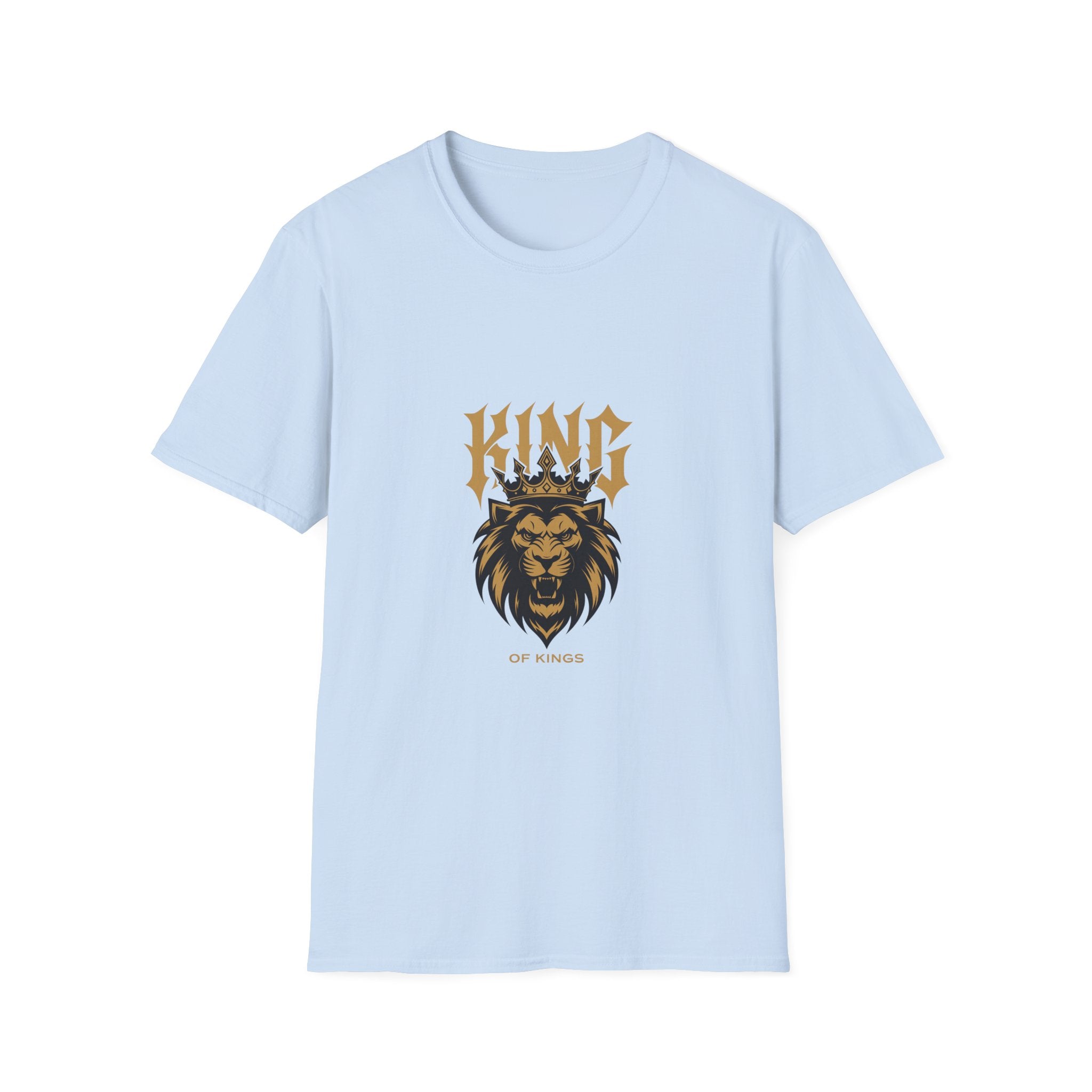 King of kings - golden lion design T-shirt