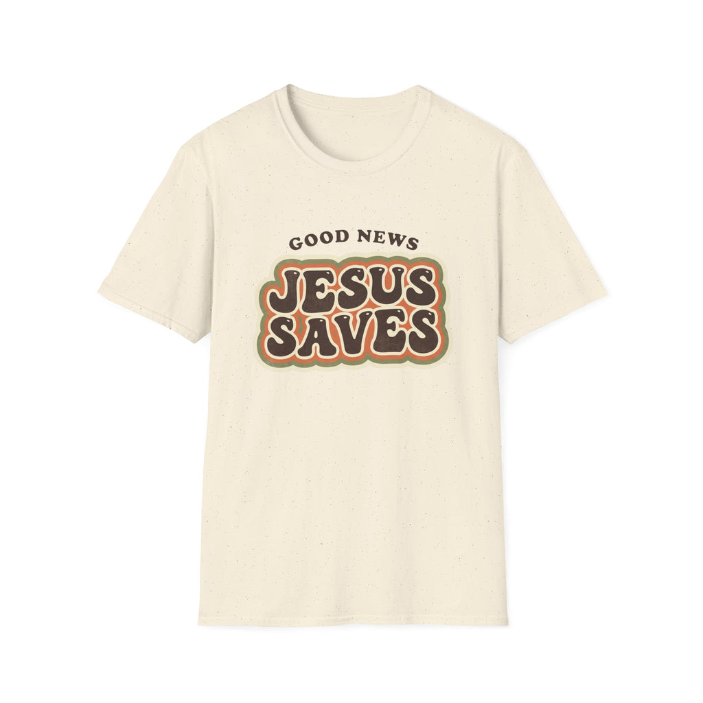 Good news, Jesus saves T-shirt