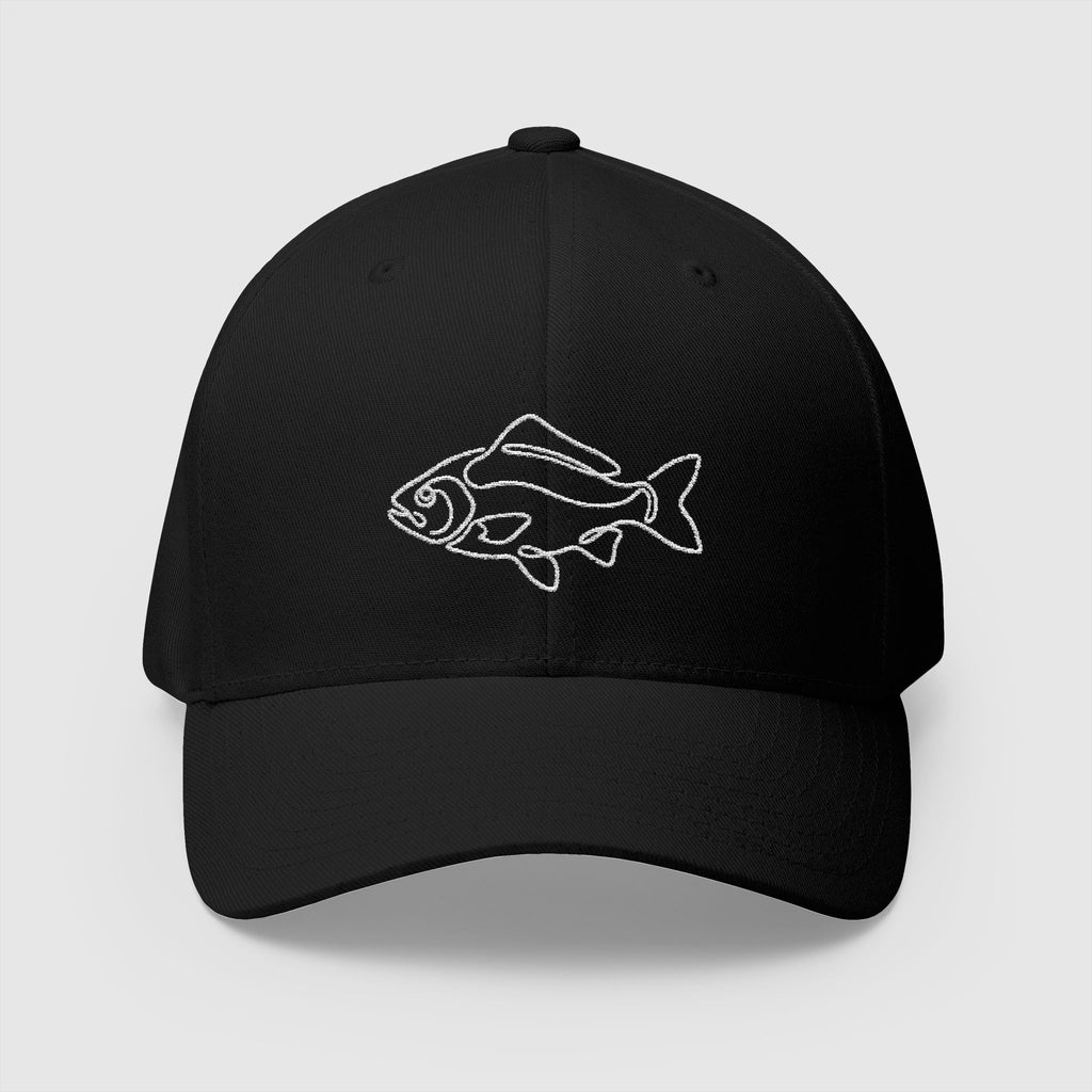 Fish Embroidery Cap