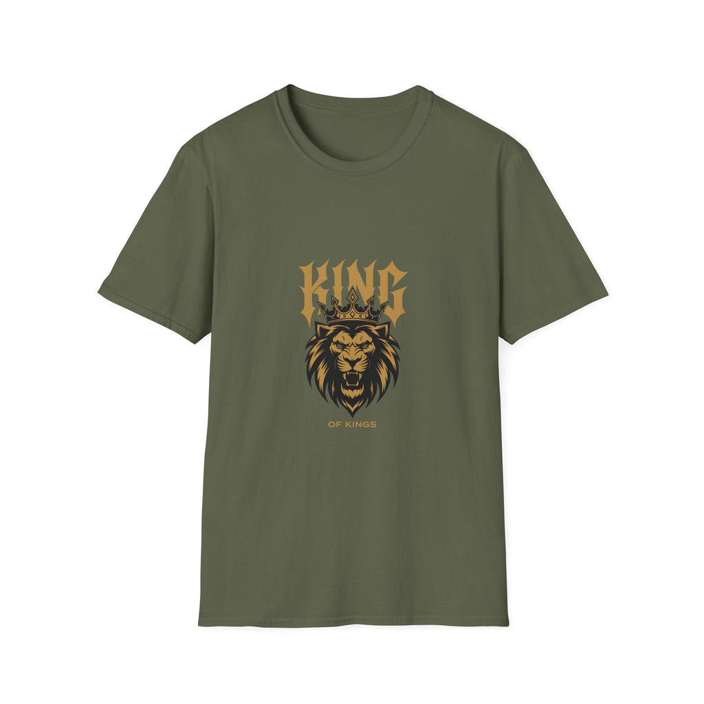 King of kings - golden lion design T-shirt