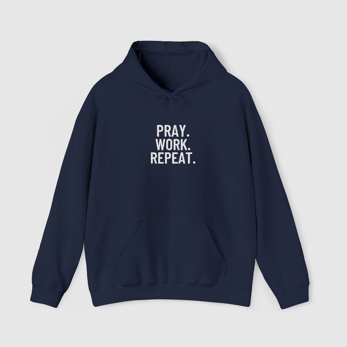 Pray. Work. Repeat. Embroidery Sweatshirt