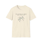 Stop sitting at tables Jesus would flip T-shirt